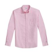 Brooks Brothers Rosa Regular Fit Oxford Cloth Fredag Sport Skjorta med...