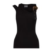 Versace Jeans Couture Räfflad linne Black, Dam