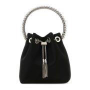 Jimmy Choo Satin Bon Bon Hinkväska Black, Dam