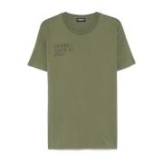 Dondup Grön Crew Neck T-shirt Green, Herr