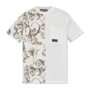 Versace Jeans Couture T-shirt med ficka White, Herr