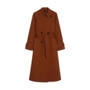 Pennyblack Stilig Trench Coat för Kvinnor Brown, Dam