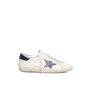 Golden Goose Slitet Effekt Läder Sneakers White, Herr