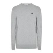 Lacoste Ull Pullover Regular Fit Rund Hals Gray, Herr