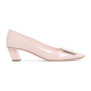 Roger Vivier Nude Läderpumps Elegant Stil Pink, Dam