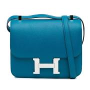 Hermès Vintage Pre-owned Laeder axelremsvskor Blue, Dam