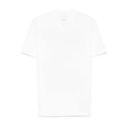 Y-3 Grafiskt Logotryck Kortärmad T-shirt White, Dam