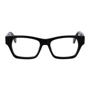 Off White Stiliga Glasögon Stil 7E Optisk Black, Unisex