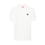 Kenzo Tiger Head Polo Sweater White, Herr