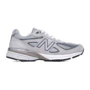 New Balance Grå Mocka Mesh Läder Sneakers Gray, Herr