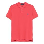 Polo Ralph Lauren Anpassad Slim Fit Bomullspolotröja Red, Herr