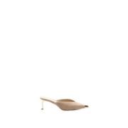 Michael Kors Stiliga Kasia Mule Pump Klackar Beige, Dam