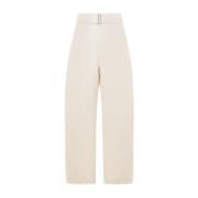 Lemaire Vita Loose-Fit Denim Byxor White, Dam