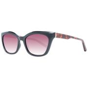 Ted Baker Svart Cat Eye Solglasögon Gradient Lila Multicolor, Dam