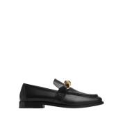 Bottega Veneta Metall Knot Läder Loafers Svart Black, Dam