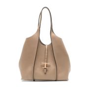 Tod's Beige Handväska för Kvinnor Beige, Dam