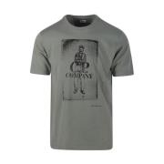 C.p. Company Agave Green T-Shirt Green, Herr