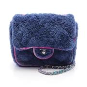 Chanel Vintage Pre-owned Tyg chanel-vskor Blue, Dam