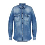 Dsquared2 Denim skjorta Blue, Herr