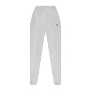 Maison Kitsuné Sweatpants med logotyp Gray, Dam