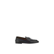 Dolce & Gabbana Loafers med Velvet Perimeter och DG Plaque Black, Herr