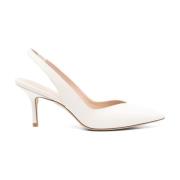 Stuart Weitzman Vita klack sandaler White, Dam