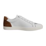 Dolce & Gabbana Vita Bruna Lädersneakers med Gummisula White, Herr