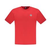 North Sails Röd Grafisk Tryck Bomull T-shirt Red, Herr