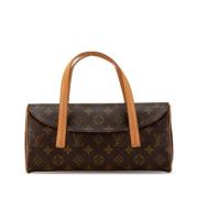 Louis Vuitton Vintage Pre-owned Canvas handvskor Brown, Dam