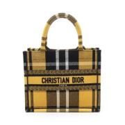 Dior Vintage Pre-owned Canvas totevskor Yellow, Dam