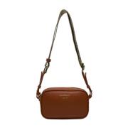 Giorgio Armani Kamel Syntetisk Dam Crossbody Väska Brown, Dam