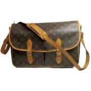 Louis Vuitton Vintage Pre-owned Canvas axelremsvskor Brown, Dam