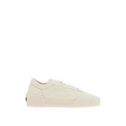 Fear Of God Beige Läder Minimalistiska Aerobics Sneakers Beige, Herr