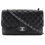 Chanel Vintage Pre-owned Laeder axelremsvskor Black, Dam