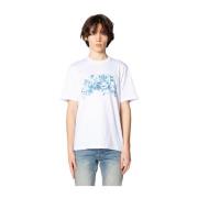 Amiri Vit Garden Tee med Fet Grafik White, Herr