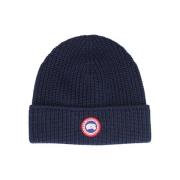 Canada Goose Arctic Disc Rib Toque i Blå Blue, Herr