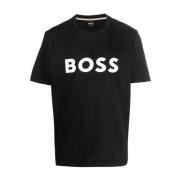 Hugo Boss Tiburt 354 T-shirt i svart Black, Herr