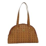 MCM Pre-owned Pre-owned Canvas handvskor Brown, Dam