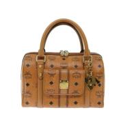 MCM Pre-owned Pre-owned Canvas handvskor Brown, Dam