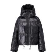 Adidas by Stella McCartney Hooded Puffer Jacket Black, Dam