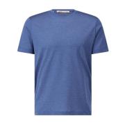 Maurizio Baldassari Silkeblandning T-shirt Blue, Herr