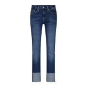 Adriano Goldschmied Girlfriend Style High-Waist Jeans Blue, Dam