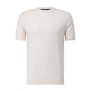 Windsor Sidens och Kashmir T-shirt White, Herr