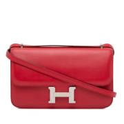 Hermès Vintage Pre-owned Laeder crossbodyvskor Red, Dam