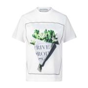 Bastille Bomull Print T-shirt White, Dam