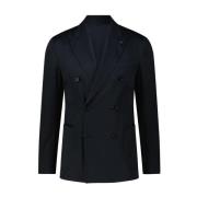 Lardini Bomull Slim-Fit Blazer Blue, Herr