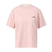 Autry T-shirt med baktryck och logotyp Pink, Dam