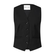 Samsøe Samsøe Elegant Vest Saramona Black, Dam