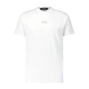 Dsquared2 Logo T-shirt med metallapplikation White, Herr