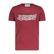 Iceberg T-shirt med logotryck Red, Herr